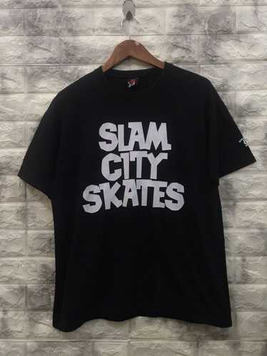 希少 オールド ビンテージ 176 Tシャツ SLAM CITY SKATE Slam