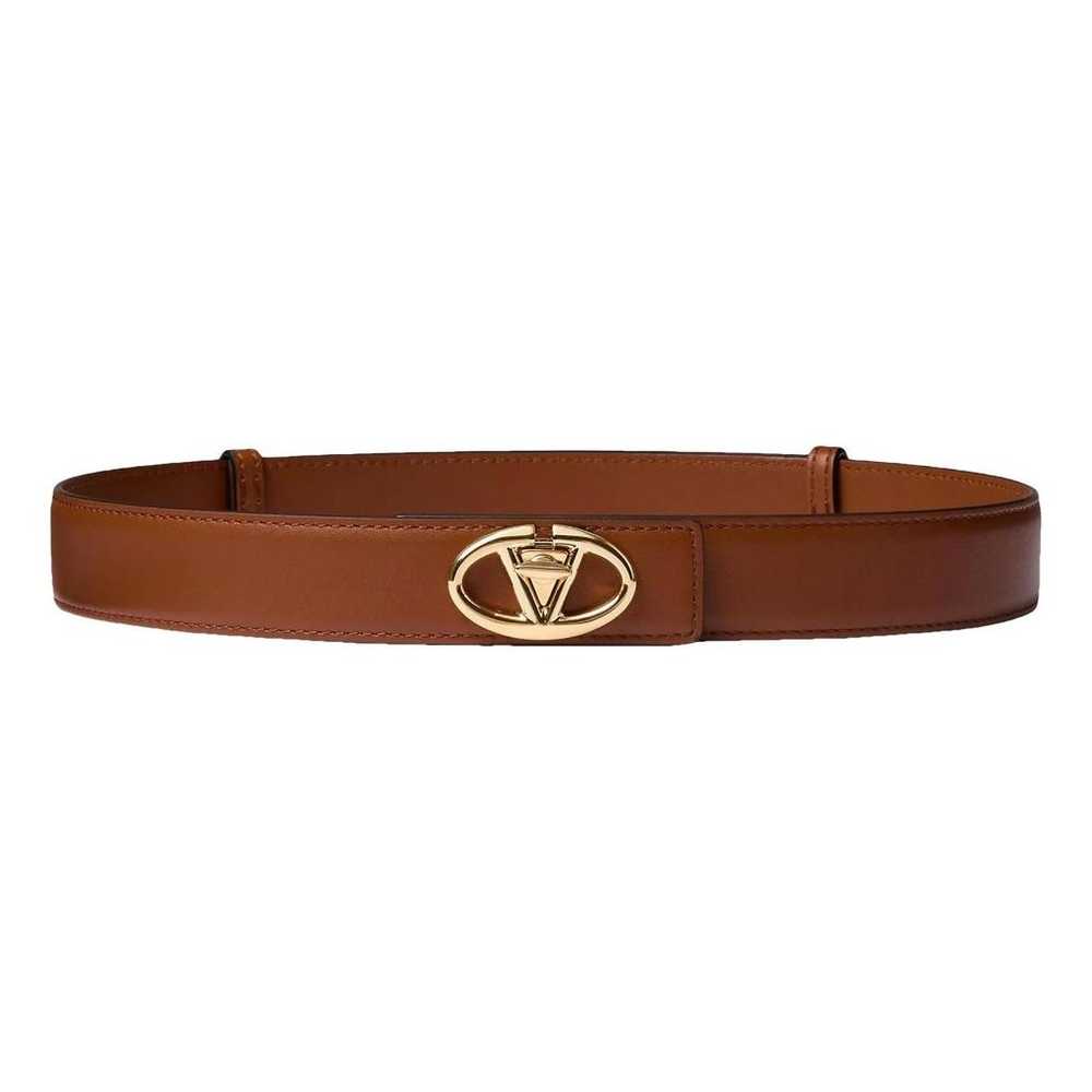 ベルト Valentino Garavani Vlogo Leather Belt Valentino Garavani VLogo Signature 40mm Leather Belt | Black