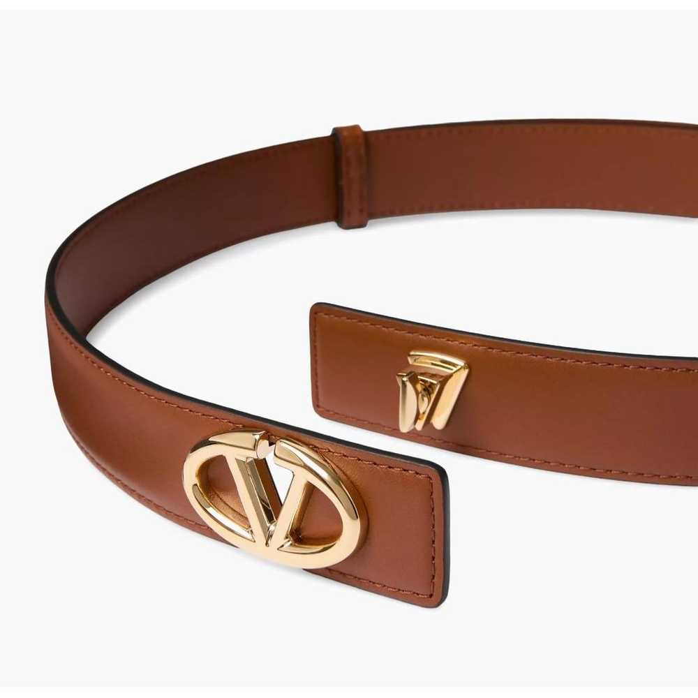 ベルト VALENTINO Caramel leather VLogo belt (7W2T0SM7IYR WU2) VLogo Belt Valentino Garavani - Women – myCompañero