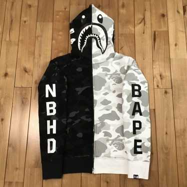 Bape neighborhood shark hoodie - Gem