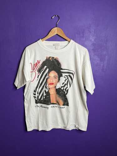 Vintage 90s Selena Quintanilla Gary Saderup Shirt Sz XL