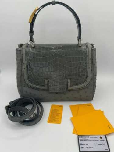 希少最高級FENDI★シルヴァーナ SILVANA クロコダイル　バッグ FENDI - 希少最高級FENDI☆シルヴァーナ SILVANA クロコダイル