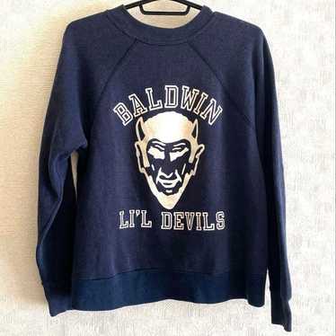 スウェット　ヴィンテージ　70s? 80s? カレッジ　PURDUE VINTAGE Purdue Boilermakers Sweatshirt Mens Large Yellow