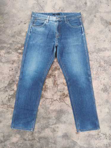 JOHNBULL Pants Denim Jeans Straight Slim Long S Blue CT Used