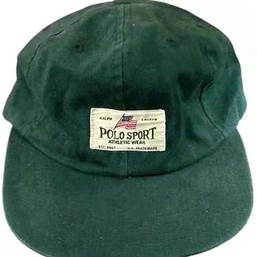 Vintage Ralph Lauren Polo Sport Preppy Green Hat - image 1