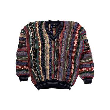 COTTON TRADERS 古着　3Dニット　ビンテージ　COOGIライク 90's COOGI 3D Knit Sweater S / クージー 3Dニット ウール