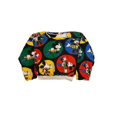 Vtg Mickey&Co. Reversible Sweats スウェット Vintage reversible mickey mouse - Gem