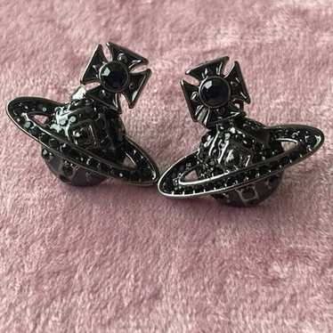 Vivienne westwood earrings black - Gem