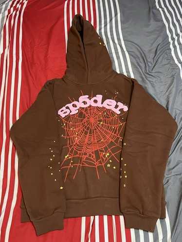 Sp5der hoodie brown - Gem