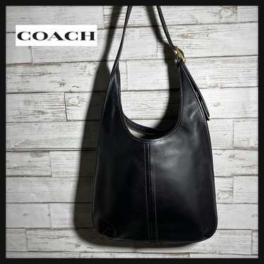 COACH Old Coach C2264 Ergo 33 Shoulder Bag Leather Black