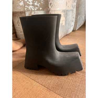 服*物様 balenciaga TROOPER RUBBER boots 38 Balenciaga - Rubber Trooper Boots - Size 42 - Brand New