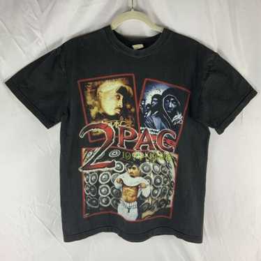 トップス 2pac & Dr. Dre 90s bootleg raptees XL 2pac & Dr. Dre 90s bootleg raptees XL