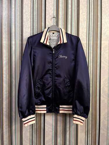 80s lether bomber drizzler jacket y2kの通販 by vintage｜ラクマ