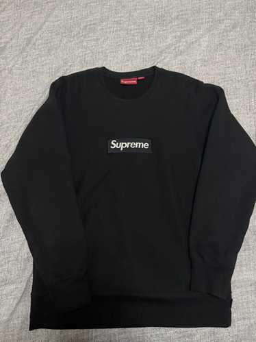 Supreme Washed Box Logo Crewneck ブラック Supreme Washed Box Logo Crewneck (SS25) - $158