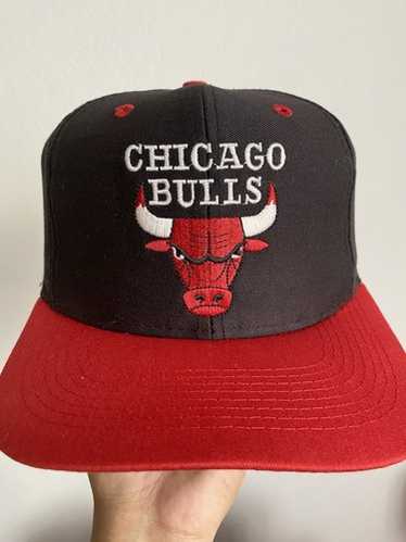 90s Vintage Chicago Bulls Snapback Hat by AJD Wool Blend