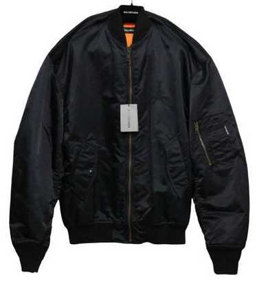 【VIP価格】BALENCIAGA Oversized Bomber Balenciaga Paris Oversized Bomber Jacket | Black | FARFETCH JO