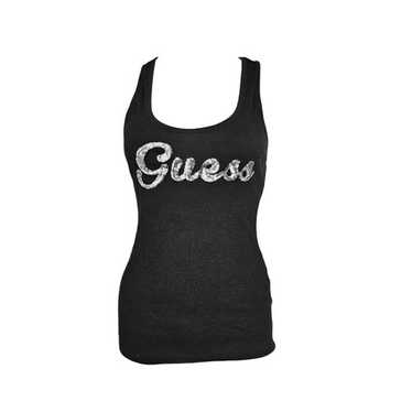 GUESS ヴィンテージ　チューブトップ　y2k Vintage Y2K Guess Long-sleeve Knit Top With Rhinestones - XS