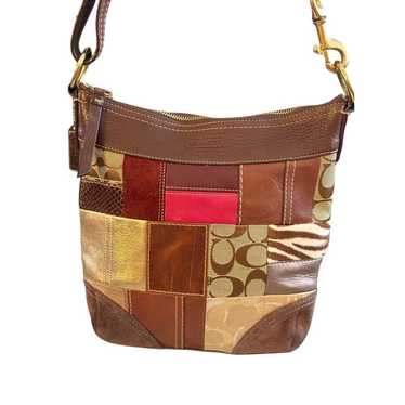 Coach signature patchwork crossbody - Gem