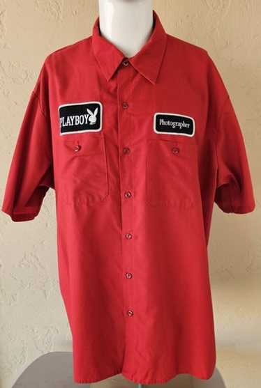 【即納】 Vintage playboy Gem - red photographer トップス