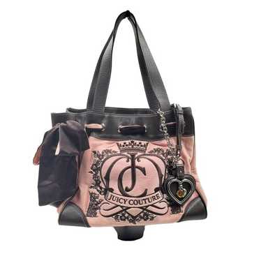 激かわいい♡Juicy Couture♡デニム バッグ ストーン Y2K