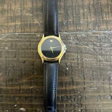 MOVADO Museum 26MM SS Black Dial Two-Tone Women's Watch 81