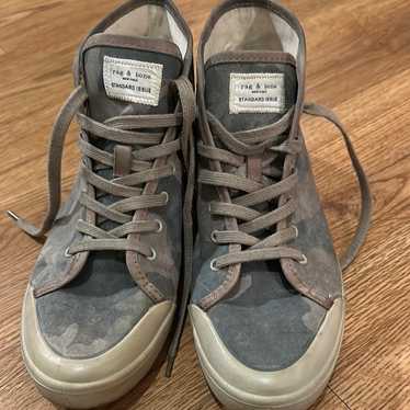 Rag & Bone Camouflage Sneakers Sleek Design