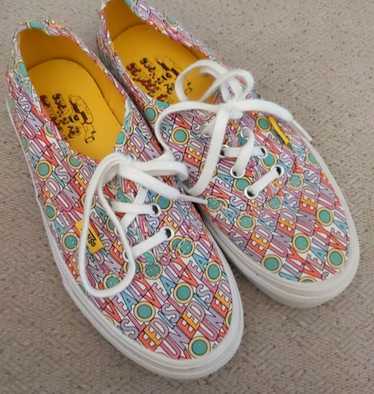 新品 THE BEATLES × VANS AUTHENTIC 25cm Vans the beatles yellow - Gem