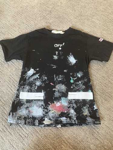 Men's Off-White OFF WHITE 17AW Galaxy Brushed Tee T shirt M