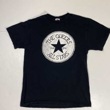 トップス the queers Vintage NOS 90s The Queers Band All Stars T-Shirt XL