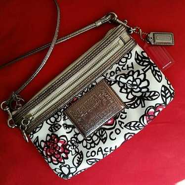 coach graffiti poppy pouch - Gem