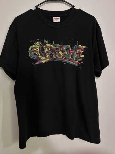 【20SS】Supreme シュプリーム Paint Logo Tee ブラック Buy Supreme Paint Logo Tee 'Black' - SS20T36 BLACK | GOAT