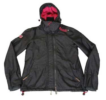 SUPERDRY Original Windcheater Japan Dark Grey Pink