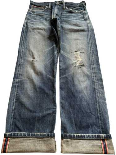 鬼フェード◎ EDWIN / 505 selvedge baggy denim