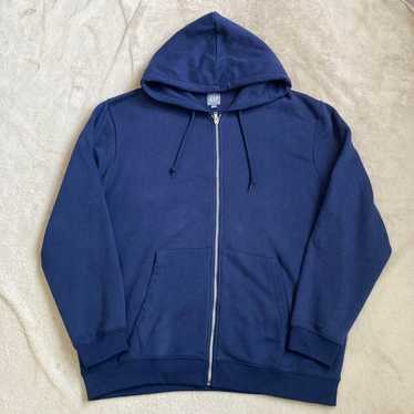 【00s】old GAP zip up nylon jacket Vintage 2004 Men's Gap Nylon Cotton Blend Jacket Full Zip