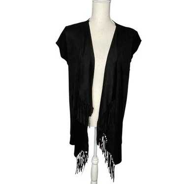 Black Fringe Vest Rockin’ C Large