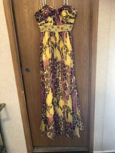 Camille La Vie Beaded Dress 8 Womens Formal Prom W