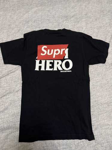 Supr HERO SKATEBOARD Tシャツ Lサイズ ブラック