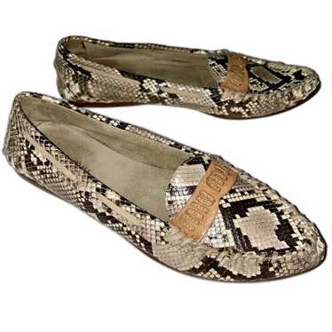 Miu Miu Prada Size 5 Python Flats Snakeskin Slip … - image 1