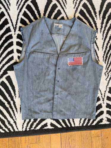 1970s Lee Biker Vest - image 1