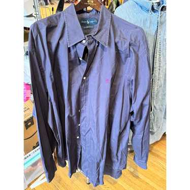 ラルフローレン BLAKE TWO-PLY COTTON L black 美品】 RALPH LAUREN ラルフローレン BLAKE 100% TWO-PLY COTTON