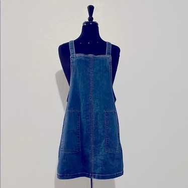Z1975 DENIM STRAPPY MIDI DRESS - Blue | ZARA Canada