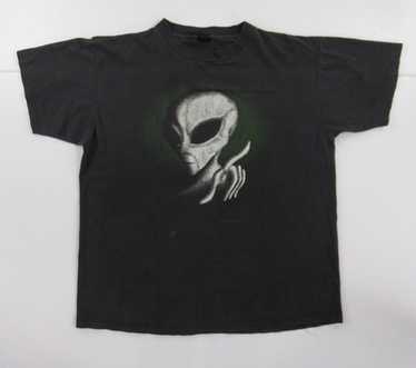 Fashion Victim UFO Tシャツ 1995年製 90s ステッチ Vintage 1995 Aliens Are Coming Fashion Victim Graphic T