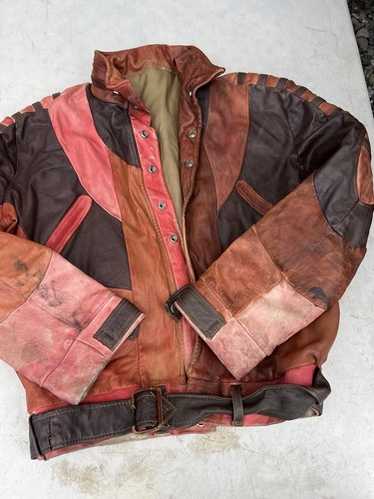 80‘s vintage leather Jacket シープレザー ブラウンS 80's vintage leather Jacket シープレザー ブラウンS