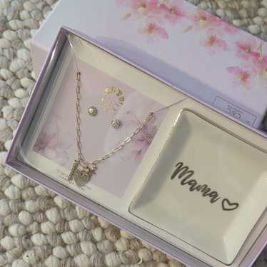 C&C California Gold Necklace And Earring Set