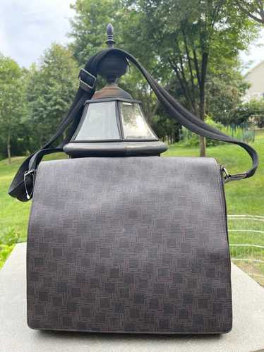 バッグ Dunhill Archive Canvas Leather Dunhill Canvas Leather Clutch Bag Secondary Bag Handbag