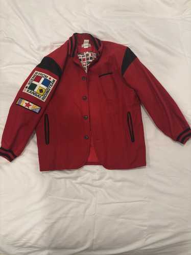 ジャケット・アウター kansai o2 Vintage 80s Kansai O2 Yamamoto Jacket Art wear 90s Novelty