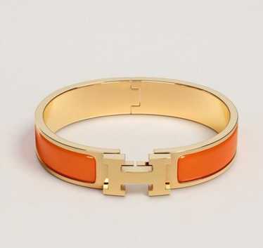 新品 ❤️ 非売品 HERMES ラバーバンド ブレスレット オレンジ 新品 ❤️ 非売品 HERMES ラバーバンド ブレスレット オレンジ