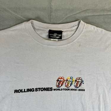 ローリングストーンズ ツアーTシャツ M anvil 2002/03 グレー
