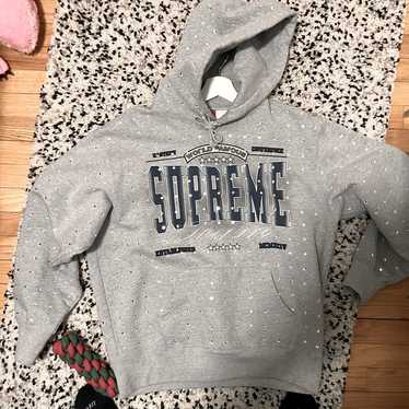 Supreme rhinestone hoodie - Gem