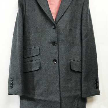 【90's】Wool Maxi Chester Coat / Dark Gray Dark Gray Wool Maxi Coat, Womens Wool Trench Coat, Warm